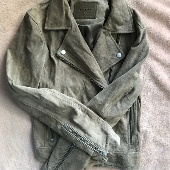 Blank NYC Jackets & Blazers - BLANK NYC Suede Moto Jacket